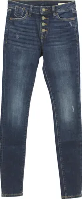 Produktbild von 33036 Esprit, Medium Rise Skinny, Damen Jeans, Stretchdenim, darkblue used, W 25 L 32
