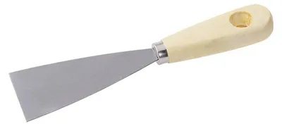 Produktbild von Malerspachtel 50mm mit Holzgriff und Stahlklinge