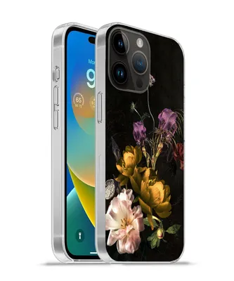 Produktbild von MuchoWow® Handyhülle Schutzhülle Hülle für Apple iPhone 14 Pro - Softcase Blumen - Muster - Pflanzen Silikon Softcase Handy Hülle - Umschlag