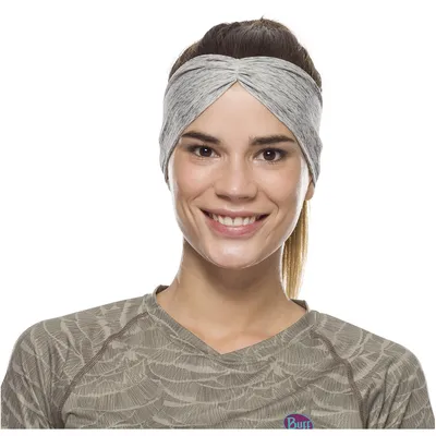 Produktbild von Buff Silver Grey Htr, Erwachsener, Weiblich, Stirnband, Grau, Sportstirnband, Fitness, Wandern, Yoga