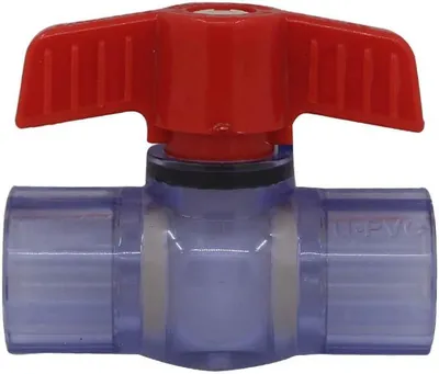 Immagine prodotto di Valvola a sfera in PVC, valvola di intercettazione, da 20 a 63 mm, per tubazioni