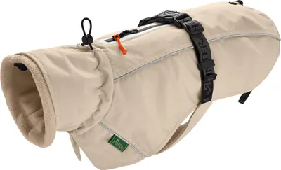 Obrázek produktu pro Lovecký kabát pro psy Nordby Jezevčík, velikost:45 cm, barva:krémová