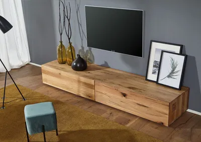 Produktbild von MASSIVMOEBEL24 TV-Board Wild-/Zerreiche 220x52x32 natur geölt FRANKFURT #108