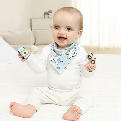 Immagine prodotto di Abbigliamento protettivo per neonati, coperte termiche, sciarpe con 8 strati di imbottitura, Softies, in morbido lino traspirante, con lacci, per maschietti e femminucce, per neonati e bambini piccoli