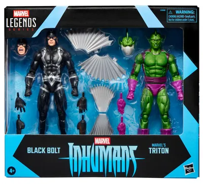 Obrázek produktu pro Marvel Legends Series Inhumans Black Bolt & Triton, 4 rok/roky, Vícebarevný