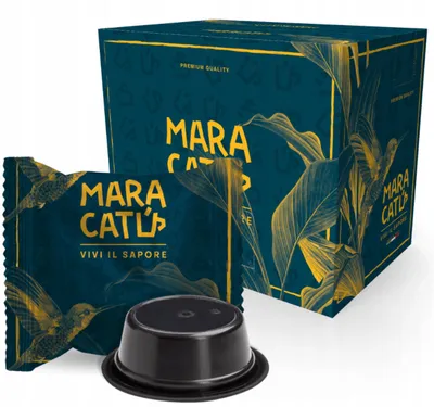 Produktbild von Kapseln kompatibel mit Lavazza A Modo Mio – 100 Stück, kräftiger Espresso Maracatú Intenso