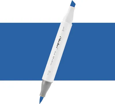 Immagine prodotto di OHUHU pennello e scalpello bifacciale, PB3 blu cobalto