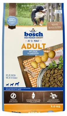 Productafbeelding van BOSCH Vis & Aardappel - Droogvoer voor honden - 3 kg