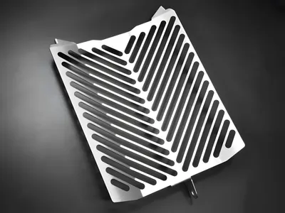 Productafbeelding van ZIEGER radiatorbescherming, compatibel met KTM 990 Supermoto SM R | SM T, zilverkleurig