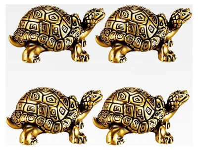 Produktbild von Kupferschildkröten – Reiniger in Schildkrötenform, 4 Stück, Kupferscheibe für Vogeltränke – für den Außenbereich, Garten, Wasser, Winterreinigung im Freien