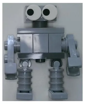 Immagine prodotto di LEGO Minifigura, serie Classic Space, droide - Grigio chiaro con occhi bianchi (sp138)
