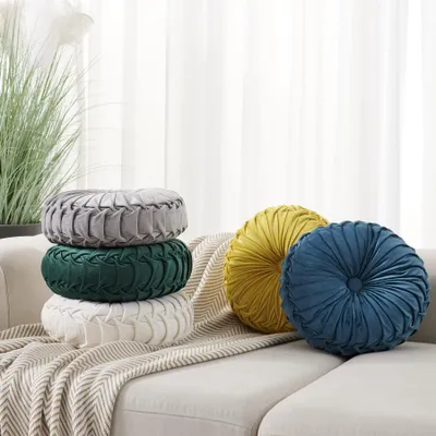 Produktbild von Rotes Zierkissen 45 x 35 cm, Samt, hellgrün, für Sofa