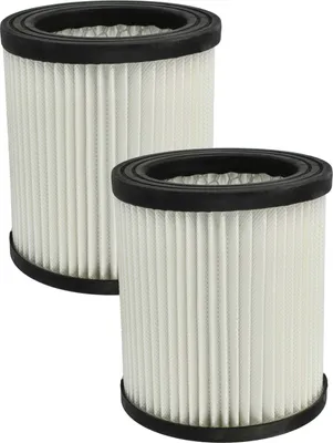 Produktbild von vhbw 2x Staubsaugerfilter kompatibel mit Scheppach ASP15-ES Staubsauger - HEPA-Filter Schwarz Weiß