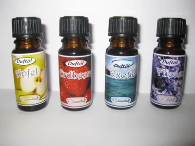 Produktbild von Aroma Duftöl, Raumduft für Duftlampe und Potpourries, Duftsorte:Apfel/Erdbeer/Exotic/Flieder