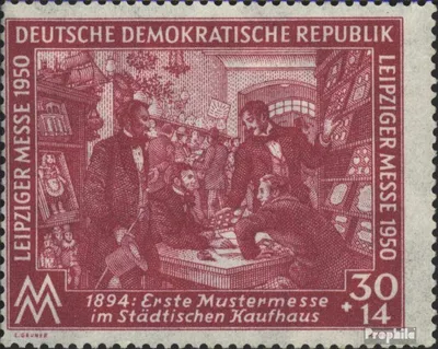 Produktbild von Briefmarken DDR 1950 Mi 249 gestempelt Leipziger Frühjahrsmesse