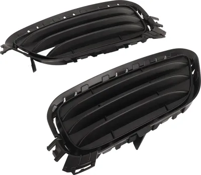 Image de 1 paire de grilles de pare-chocs avant 51117338513, fermées sur les côtés, pour X3 F25 2014 à 2017