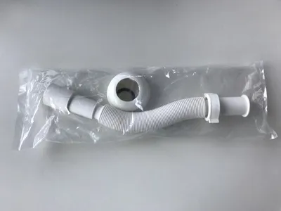 Produktbild von Flexibles Anschlussrohr für Geruchsverschluss - passend für Waschbecken mit 1 1/4 Zoll-Anschluss