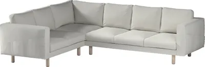 Produktbild von Dekoria Bezug für Norsborg 5-Sitzer Ecksofa, mittelgrau, Norsborg 5-Sitzer Ecksofabezug