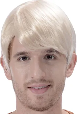 Produktbild von Kurze blonde Perücke für Männer