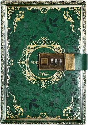 Produktbild von Notizbuch mit Schloss - Notizbuch mit Schloss - Premium Papier - Notizbuch mit Schloss - Zahlenschloss - Tagebuch