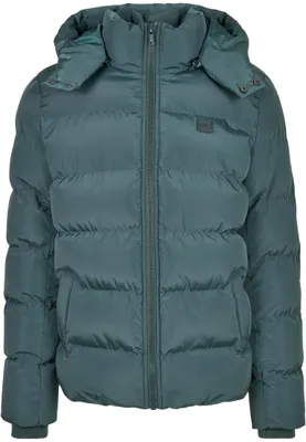 Image de Bunda Urban Classics Puffer Jacket à capuche bottlegreen - XL