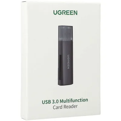 Obrázek produktu pro Ugreen Adaptér čtečky karet Sd & Tf Usb 3.0 Black