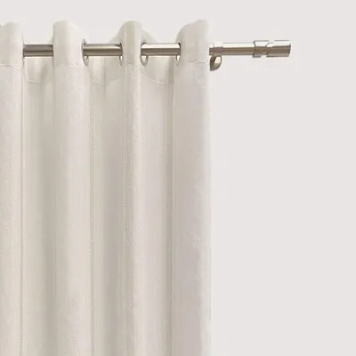 Transparenter Vorhang Rebeca, beige, 140 x 270 cm