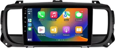 Produktbild von Autoradio mit Bluetooth und CarPlay für Peugeot Expert 3, Citroën Jumpy 3 und SpaceTourer (2016–2021) – Kompatibel mit Apple und Android – Stereoanlage mit Navigationssystem – 2 GB RAM, 64 GB Speicher
