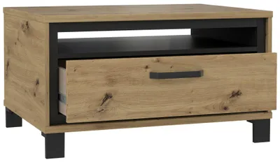 Produktbild von Couchtisch TRONDHEIM mit Schublade Artisan Eiche / Schwarzeiche Optik