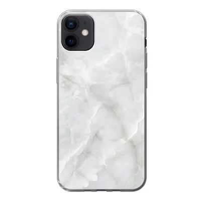 Produktbild von MuchoWow® Handyhülle Schutzhülle Hülle für iPhone 12 mini Marmor - Weiß - Muster - Stein - Marmoroptik Silikon Softcase Handy Hülle - Bild