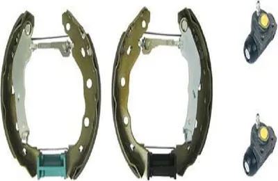 Produktbild von Brembo Bremsbackensatz, Bohrung-Ø 19 mm, Durchmesser 203 mm, mit automatischer Nachstellung, vormontiert