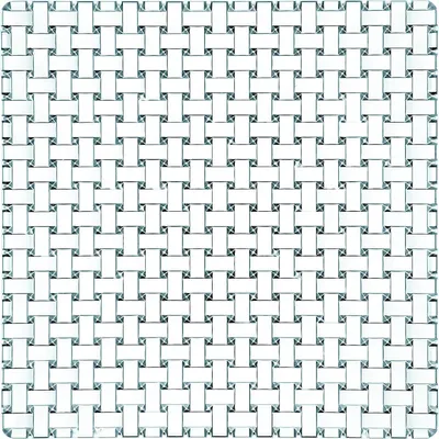 Produktbild von Quadratische Servierplatte 28x28 cm aus Kristallglas, Bossa Nova