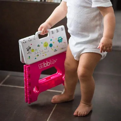 Produktbild von Famanu Babytrittsitz rosa - stabil und sicher