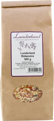 Produktbild von Lunderland Rübenmix 500g mit Kartoffel, Pastinake, Gehaltsrübe, rübe, Steckrübe etc.