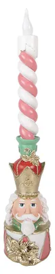 Immagine prodotto di Candeliere Clayre & Eef, 9x10x45 cm, rosa, in plastica