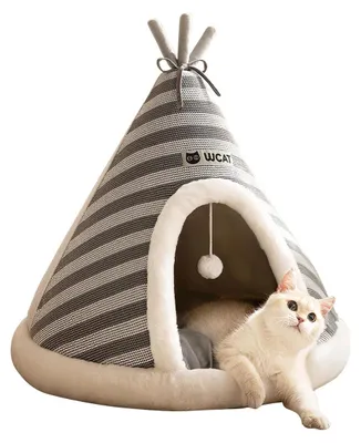 Produktbild von Bequemes Katzenhaus mit abnehmbarem Kissen
