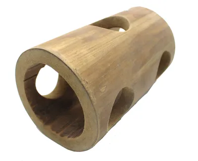 Produktbild von HUGRO® Walini-Röhre S aus Bambus – Tunnel & Versteck für Nager & Reptilien