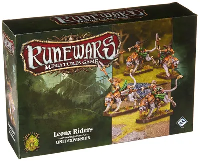 Produktbild von Fantasy Flight Games Leonx Riders Erweiterungspaket Runewars Miniaturen Spiel