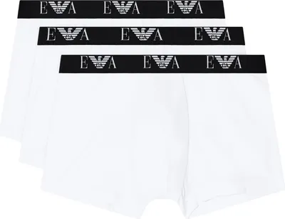 Produktbild von Emporio Armani Herren Boxershorts 3er Pack | Trunk Bold Monogram Größe XXL Farbe 3 x Weiß EM000259 AF14131
