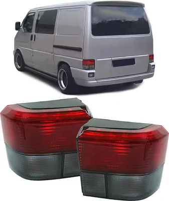 Produktbild von Rückleuchten Rot Schwarz rechts links für VW T4 Bus Transporter 90-03