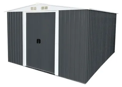 Produktbild von HOME DELUXE - Geräteschuppen BOHIO - Größe: XXL - Maße 257 x 313 x 178 cm, Raumfläche 7,9 m², inkl. Fundament I Gerätehaus Gartenschuppen Gartenschrank