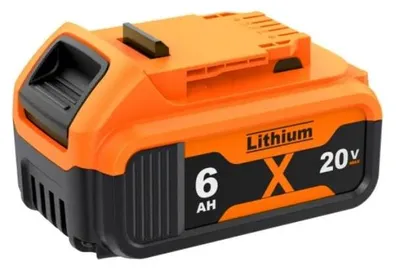 Produktbild von Akkupack für Elektrowerkzeuge - 20V Li-Ion Ersatzakku - 6,0Ah hohe Kapazität - kompatibel mit DCB200 DCB201 DCB203 DCB204 DCB205 - 1 Stück