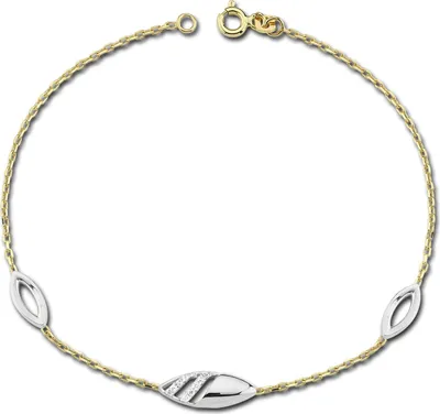 Image de Balia bracelet en or 333 blanc, or femmes bijoux BGA0002W8
