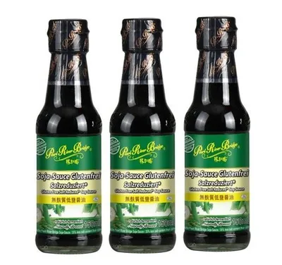 Produktbild von [ 3x 150ml ] PEARL RIVER BRIDGE Sojasauce, glutenfrei salzreduziert / gluten free Soy Sauce
