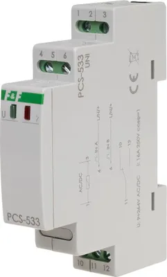 Zdjęcie produktu dla Przekaźnik czasowy z komunikacją NFC, wielofunkcyjny (programowalny) PCS-533UNI