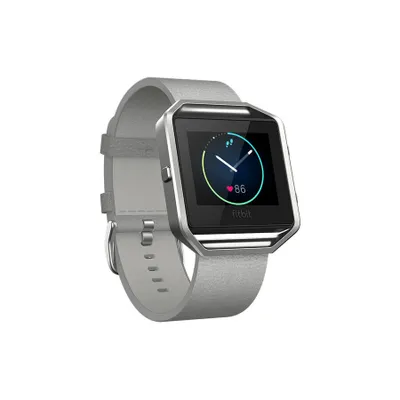 Produktbild von Fitbit FB159LBMGL, Band, Aktivitätstracker, Grau, Edelstahl, Fitbit, Blaze, Leder, Edelstahl
