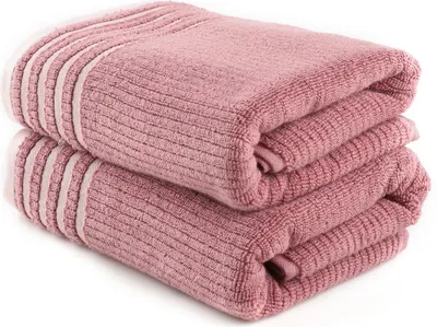 Produktbild von Mijolnir, Mayra - Rose, Handtuch-Set (2-teilig), Rose, 100 % MIKROBAUMWOLLE, 50 x 90 cm