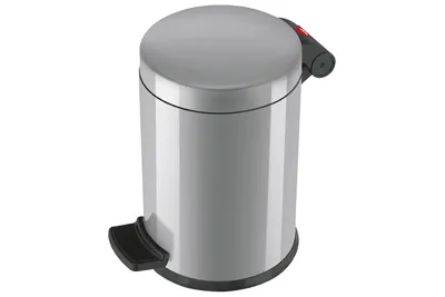 Produktbild von Hailo Tretabfalleimer Solid S 0704-160 4l silber