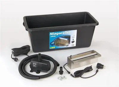 Immagine prodotto di Ubbink Design Set cascata Niagara LED 60 cm acciaio inox