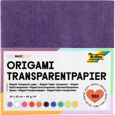 Immagine prodotto di folia Transparentpapier-Faltbl„tter, 100 x 100 mm